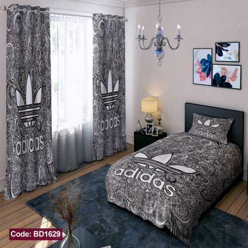 سرویس روتختی یک نفره اسپرت طرح آدیداس چهار تکه کد BD1629