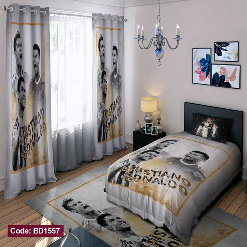 سرویس روتختی یک نفره پسرانه طرح رونالدو چهار تکه کد BD1557