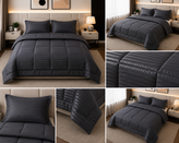سرویس روتختی هتلی دو نفره مدل اونیکس دورو شش تکه با میکرو و پارچه ساده هتلی